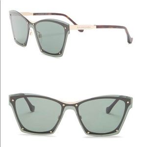 BNIB Balenciaga 00mm Frameless Oversize Sunglasses